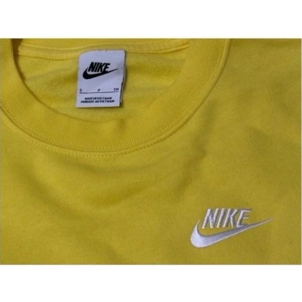 Nike Club Brushed Fleece‎ Pullover Crewneck Sweatshirt DQ5473-731 Women's S New
